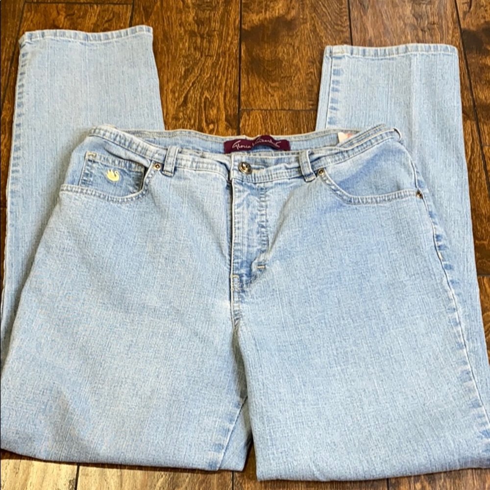 Light wash jeans